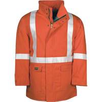 Westex UltraSoft&reg; AllOut Quilt Lined Winter Parka with Reflective Stripes, Small, High Visibility Orange, 46 cal/cm² PB Rental Co. Ltd.