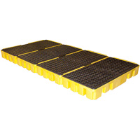Low Profile Spill Pallet, 102 US gal. Spill Capacity, 96" x 49" x 6.5" PB Rental Co. Ltd.