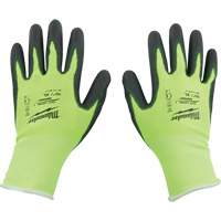 Gants &agrave; haute visibilit&eacute; enduits par trempage, Taille Petit, Calibre 15, Rev&ecirc;tement Polyur&eacute;thane, Enveloppe en Poly&eacute;thyl&egrave;ne, ASTM ANSI niveau A1 PB Rental Co. Ltd.