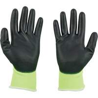 Gants &agrave; haute visibilit&eacute; enduits par trempage, Taille Petit, Calibre 15, Rev&ecirc;tement Polyur&eacute;thane, Enveloppe en Poly&eacute;thyl&egrave;ne, ASTM ANSI niveau A1 PB Rental Co. Ltd.