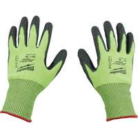 Gants &agrave; haute visibilit&eacute; enduits par trempage, Taille Petit, Calibre 15, Rev&ecirc;tement Polyur&eacute;thane, Enveloppe en Poly&eacute;thyl&egrave;ne, ASTM ANSI niveau A5 PB Rental Co. Ltd.