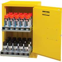 Flammable Aerosol Storage Cabinet, 12 gal., 1 Door, 23" W x 35" H x 18" D PB Rental Co. Ltd.