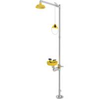 Douche durgence et douche oculaire combin&eacute;es, Socle PB Rental Co. Ltd.