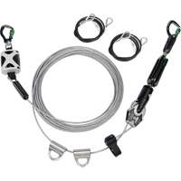 Cordages de sécurité horizontaux