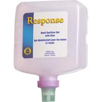 Gel d&eacute;sinfectant pour les mains &agrave; l'alo&egrave;s Response, 1000 ml, Bouteille &agrave; pompe, 70 % alcool PB Rental Co. Ltd.