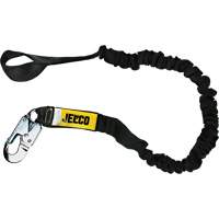 Arc Flash Shock Absorbing Lanyard, 6', Locking Snap Hook Center, Choke-Off Loop Leg Ends, Nylon PB Rental Co. Ltd.