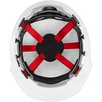 Front Brim Hardhat, Meets CSA Type 1, Ratchet Suspension, Non-Vented PB Rental Co. Ltd.