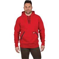 Chandail &agrave; capuchon lourd, Hommes, Petit, Rouge PB Rental Co. Ltd.