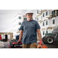 T-shirt de travail hybride, Hommes, Petit, Bleu PB Rental Co. Ltd.