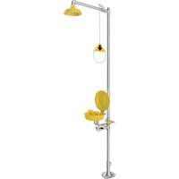 Douche durgence et douche oculaire combin&eacute;es, Socle PB Rental Co. Ltd.