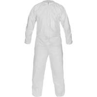 Combinaison non st&eacute;rile de fabrication &eacute;co-efficace CleanMax, Moyen, Blanc, Microporeux PB Rental Co. Ltd.