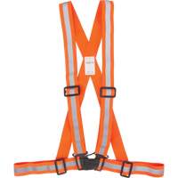 Harnais pour la circulation, Orange haute visibilit&eacute;, Couleur r&eacute;fl&eacute;chissante Argent, Moyen PB Rental Co. Ltd.