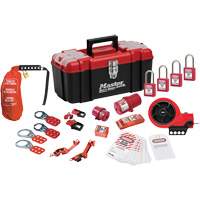 Trousse de cadenassage avec cadenas en thermoplastique de qualit&eacute; sup&eacute;rieure Zenex, Ensemble &eacute;lectrique, 21 composants compris PB Rental Co. Ltd.