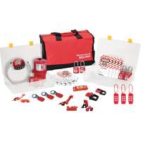 Trousse de cadenassage avec cadenas en thermoplastique de qualit&eacute; sup&eacute;rieure Zenex, Ensemble &eacute;lectrique, 27 composants compris PB Rental Co. Ltd.