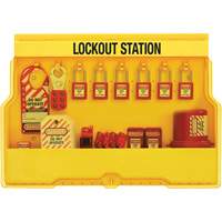 Station de cadenassage dappareils &eacute;lectriques de qualit&eacute; sup&eacute;rieure, Cadenas Thermoplastique, Capacit&eacute; de 16, Cadenas Compris PB Rental Co. Ltd.