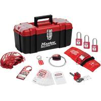 Trousse de cadenassage standard avec cadenas en thermoplastique Zenex, Ensemble Vanne, 13 composants compris PB Rental Co. Ltd.