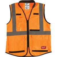 Veste de s&eacute;curit&eacute; haute performance, Orange haute visibilit&eacute;, 4T-Grand/5T-Grand PB Rental Co. Ltd.
