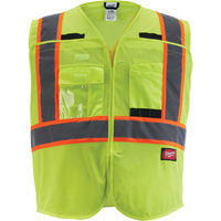 Veste de s&eacute;curit&eacute; pour signaleur, Jaune lime haute visibilit&eacute;, Moyen/Petit PB Rental Co. Ltd.