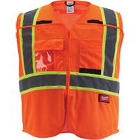 Veste de s&eacute;curit&eacute; pour signaleur, Orange haute visibilit&eacute;, Moyen/Petit PB Rental Co. Ltd.