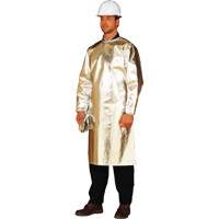 Long tablier/sarrau de protection thermique ALM 300, 48" lo, Fibre de verre aluminis&eacute;e PB Rental Co. Ltd.