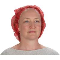 Bonnets bouffants, Polypropyl&egrave;ne, 21", Rouge PB Rental Co. Ltd.
