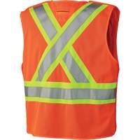 6935 Pioneer&reg; Tear-Away Vest with Mesh Back, High Visibility Orange, X-Small, Polyester PB Rental Co. Ltd.