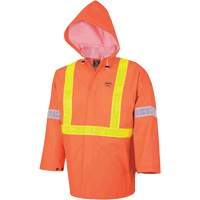 R85 Element FR FR 3-Piece Safety Rain Suit, Small, High Visibility Orange PB Rental Co. Ltd.