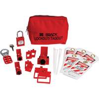 Electrical Lockout Tagout Kit with Nylon Safety Padlock in Pouch, Circuit Breaker Type PB Rental Co. Ltd.