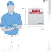 Armoire pour premiers soins SmartCompliance, R&eacute;pond &agrave; la norme CSA Z1220-17 type 3 environnements &agrave; haut risque, Petit (2-25 travailleurs) PB Rental Co. Ltd.