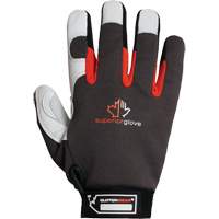 Clutch Gear&reg; Thinsulate Mechanic's Gloves, Grain Goatskin/Split Leather Palm, Size Small/7 PB Rental Co. Ltd.