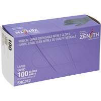 Medical Grade Disposable Gloves, Large, Nitrile, 6-mil, Powder-Free, Black, Class 2 PB Rental Co. Ltd.