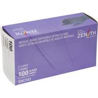 Medical Grade Disposable Gloves, X-Large, Nitrile, 6-mil, Powder-Free, Black, Class 2 PB Rental Co. Ltd.