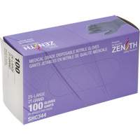 Medical Grade Disposable Gloves, 2X-Large, Nitrile, 6-mil, Powder-Free, Black, Class 2 PB Rental Co. Ltd.