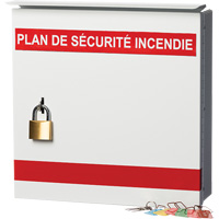 Boîte pour plan de s&eacute;curit&eacute; en cas d'incendie PB Rental Co. Ltd.