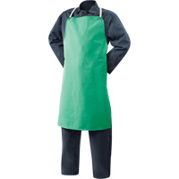Weldlite Fire-Resistant Cotton Apron, Bib, 36" L, Green PB Rental Co. Ltd.