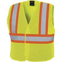 598P Veste de s&eacute;curit&eacute; &agrave; maille d&eacute;tachable, Jaune lime haute visibilit&eacute;, Moyen/Petit, Polyester PB Rental Co. Ltd.