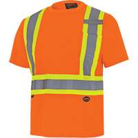 6990 Chandail de s&eacute;curit&eacute; en il-de-perdrix, Polyester, T-petit, Orange haute visibilit&eacute; PB Rental Co. Ltd.