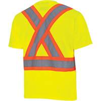 6991 Chandail de s&eacute;curit&eacute; en il-de-perdrix, Polyester, T-petit, Jaune lime haute visibilit&eacute; PB Rental Co. Ltd.