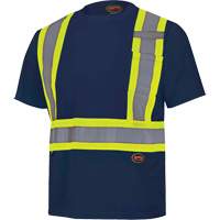 6992N Chandail de s&eacute;curit&eacute; en il-de-perdrix, Polyester, T-petit, Bleu marin PB Rental Co. Ltd.