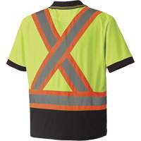 6987 Polo de s&eacute;curit&eacute; en il-de-perdrix, Polyester, T-petit, Jaune lime haute visibilit&eacute; PB Rental Co. Ltd.