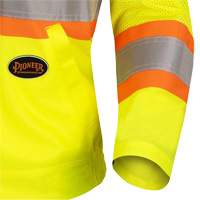 5999JW Veste de s&eacute;curit&eacute; routi&egrave;re pour femmes, Polyester, Jaune lime haute visibilit&eacute;, T-petit PB Rental Co. Ltd.