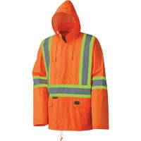 5598 Combinaison de pluie imperm&eacute;able et l&eacute;g&egrave;re, Polyester/PVC, Petit, Orange haute visibilit&eacute; PB Rental Co. Ltd.