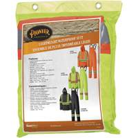 5599 Combinaison de pluie imperm&eacute;able et l&eacute;g&egrave;re, Polyester/PVC, T-petit, Jaune lime haute visibilit&eacute; PB Rental Co. Ltd.