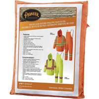 5608 Combinaison de pluie imperm&eacute;able 210D, Polyester/PVC, Petit, Orange haute visibilit&eacute; PB Rental Co. Ltd.