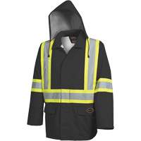 5628BK Veste de s&eacute;curit&eacute; The Rock 300D imperm&eacute;able, Polyester, Noir, Petit PB Rental Co. Ltd.