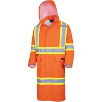5630 Manteau long imperm&eacute;able The Rock 300D, Polyester, Petit, Orange haute visibilit&eacute; PB Rental Co. Ltd.