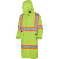 5631 Manteau long imperm&eacute;able The Rock 300D, Polyester, Petit, Jaune lime haute visibilit&eacute; PB Rental Co. Ltd.