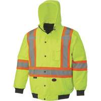 5023 Veste aviateur imperm&eacute;able 7 en 1, Polyester, Jaune lime haute visibilit&eacute;, T-petit PB Rental Co. Ltd.