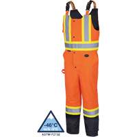 5040BB Salopettes matelass&eacute;es imperm&eacute;ables, Polyester, T-petit, Noir/Orange haute visibilit&eacute; PB Rental Co. Ltd.