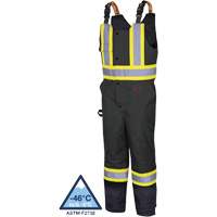 5042 Waterproof Quilted Bib Pants, Polyester, Small, Black PB Rental Co. Ltd.